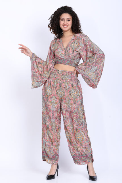 POLYSILK 2 PIECE PANT SET